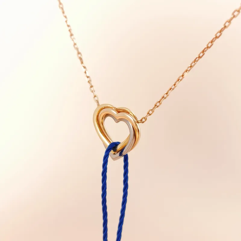 CARTIER Necklace Trinity 18KW hite Gold Yellow Gold Rose Gold One Size 41cm — cover view 3 of 8