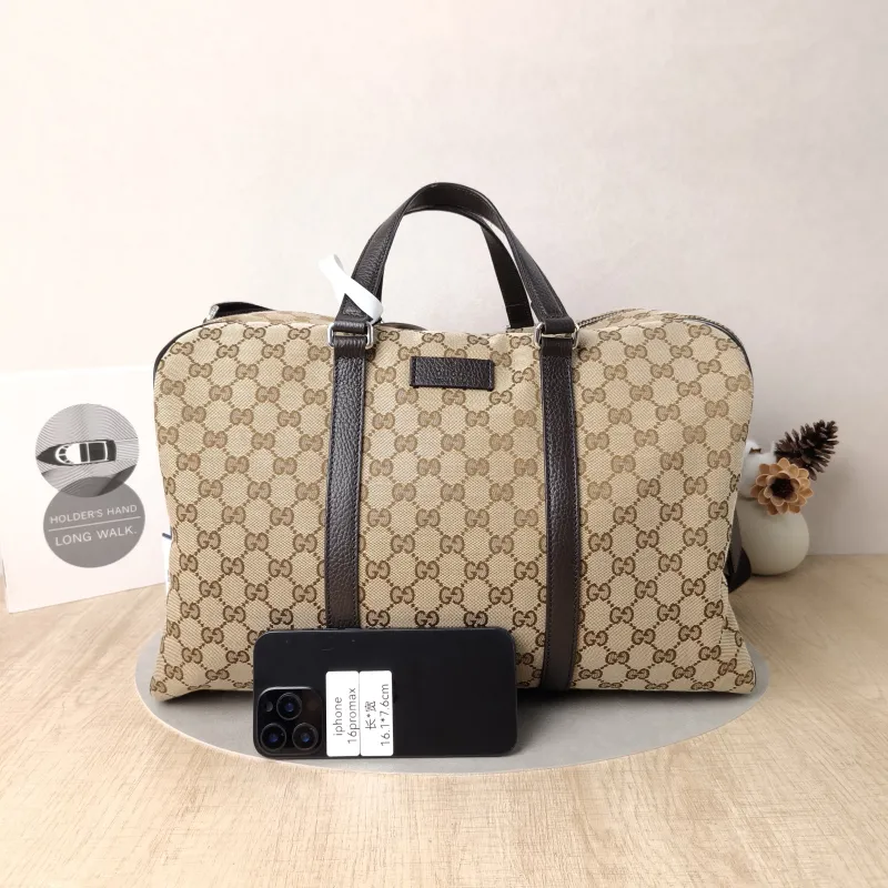 GUCCI Top Handle Bag Top Handle Bag Monogram Canvas One Size42 × 22 × 27 cm — cover view 3 of 5