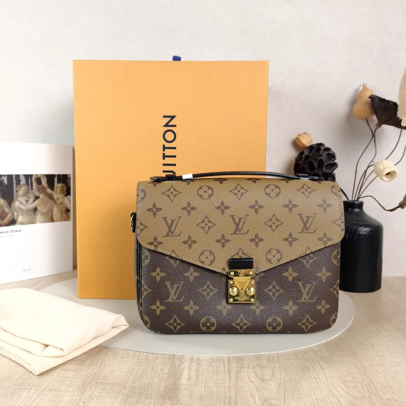 Louis Vuitton Crossbody Bag Pochette Métis Monogram Colorblock PVC Medium 25 × 7 × 19 cm — cover view 6 of 6