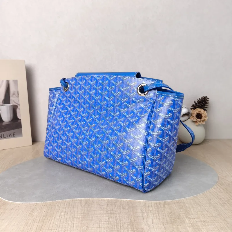 GOYARD Shoulder Bag Rouette Shoulder Bag Blue PVC Small 31 × 14 × 23 cm — cover view 3 of 5
