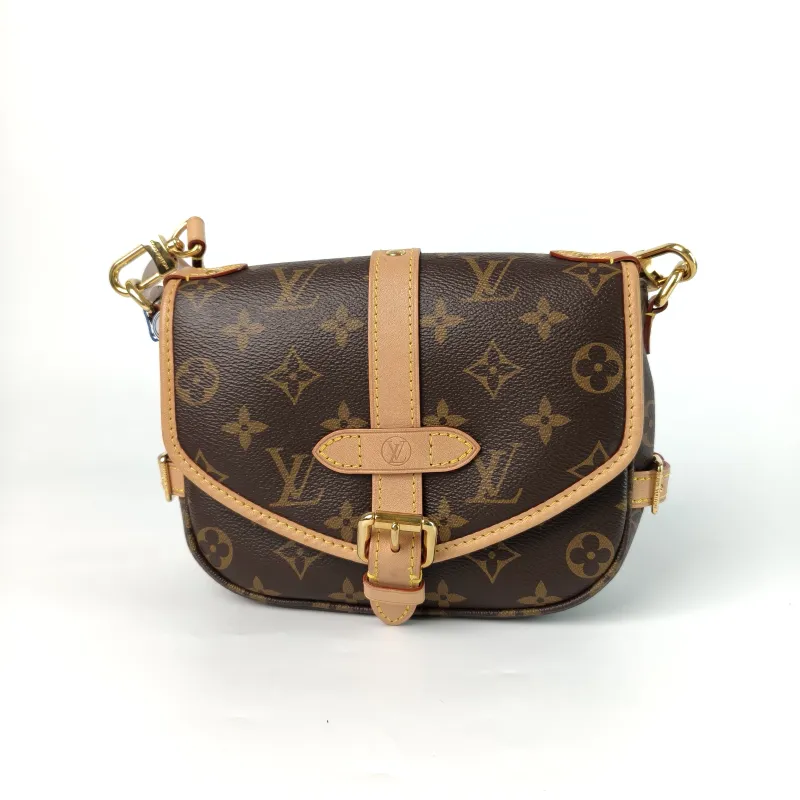 Louis Vuitton Crossbody Bag Saumur BB BB Monogram PVC BB 20 × 8 × 16 cm