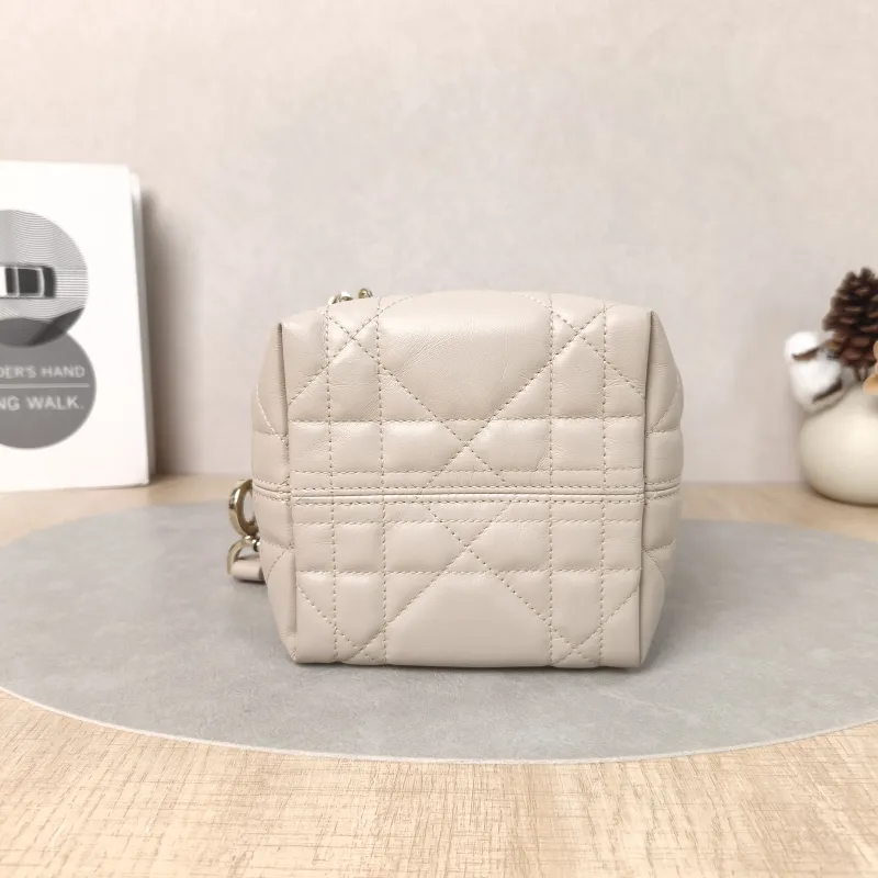 DIOR Top Handle Bag TOUJOURS Edition Beige Calfskinmini13 × 12 × 15 cm — cover view 5 of 5
