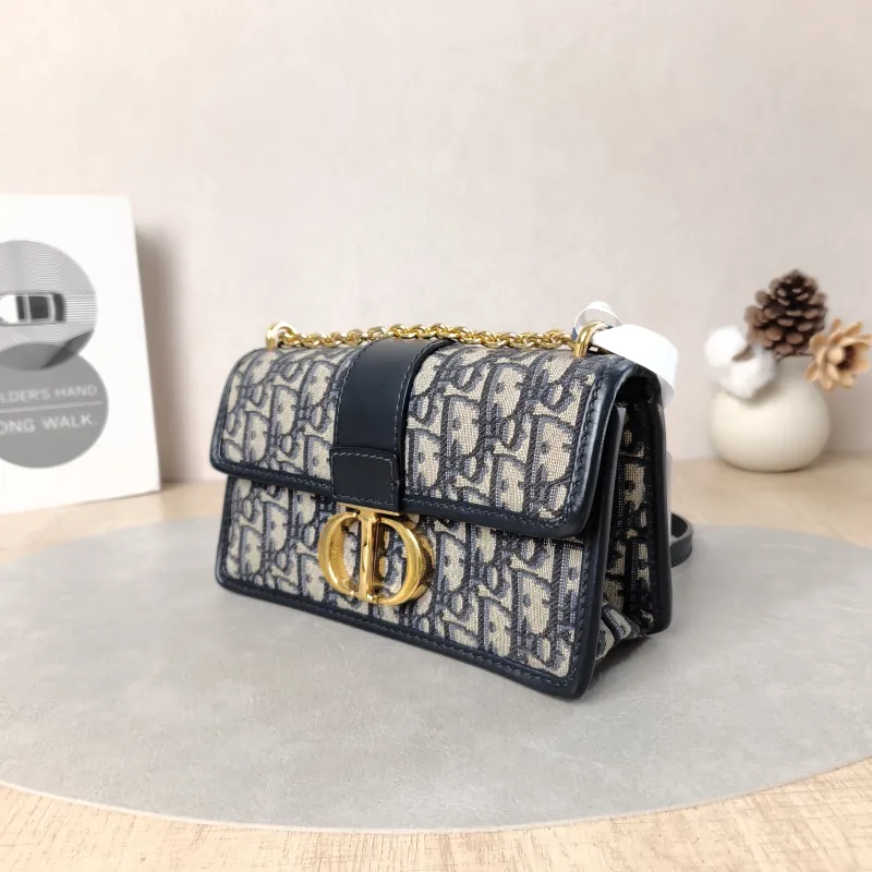 DIOR Crossbody Bag30 Montaigne East-West 30Blue Canvas Small21 × 6 × 12 cm — cover view 5 of 5