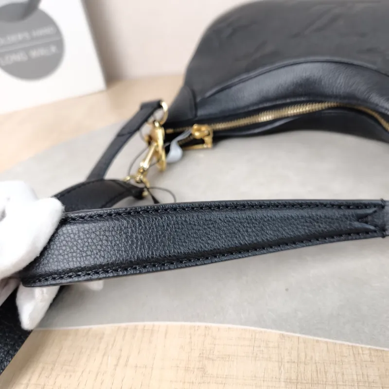 Louis Vuitton Shoulder Bag Bagatelle Black Empreinte Embossed Calfskin Small 24 × 7 × 18 cm — detail view 2 of 12