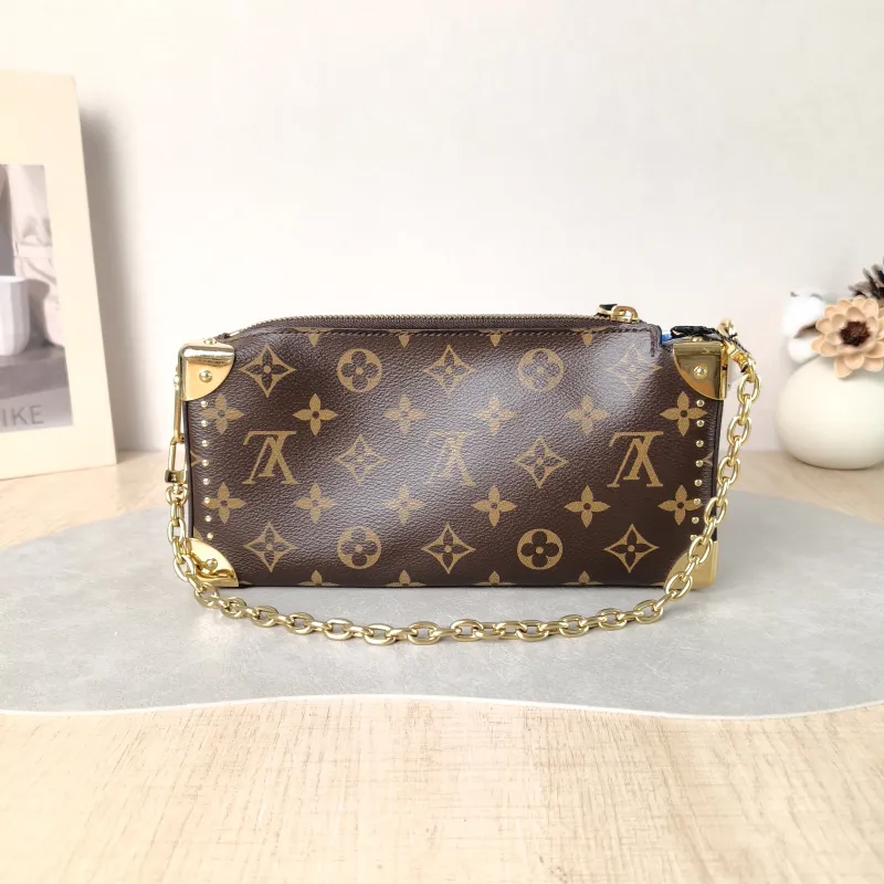 Louis Vuitton Crossbody Bag Slim Trunk Box Monogram PVC Medium 23 × 4 × 12 cm — cover view 2 of 5