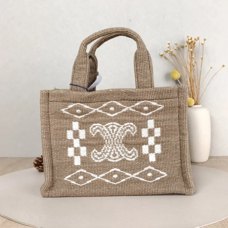 CELINE Shoulder Bag CABAS THAIS Shopping Tote Brown Small 25.5 × 12 × 18.5 cm — cover view 5 of 5