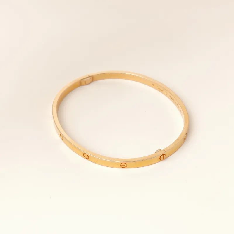 CARTIER Bangle Love Collection Bangle 18k Small Edition 19 — cover view 7 of 10