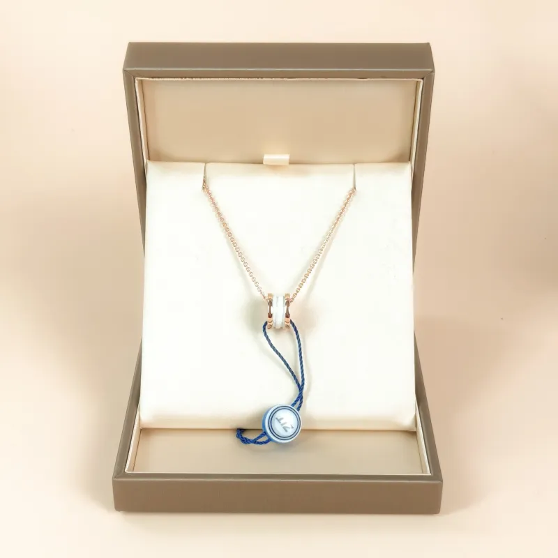 Bvlgari Necklace B.ZERO1Collection White Rose Gold 18KR ose Gold One Size 45cm — cover view 8 of 9