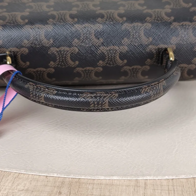 CELINE Top Handle Bag TEEN NINO Top Handle Bag Monogram PVC Small 20 × 8 × 13 cm — detail view 6 of 14