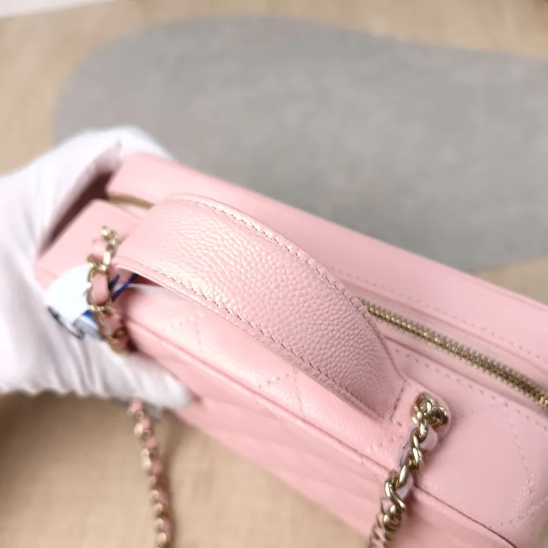 Chanel Crossbody Bag25b Pink Calfskinmini19.5 × 8.5 × 12 cm — detail view 7 of 14
