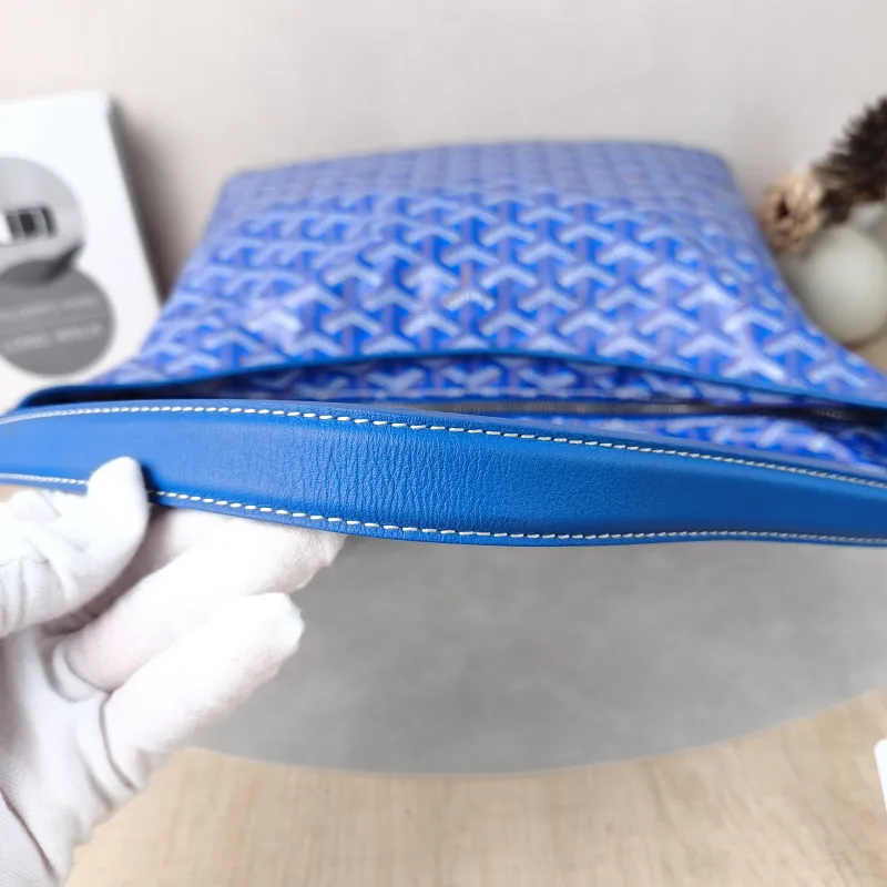 GOYARD Shoulder Bag Boheme Hobo​Blue PVC Small43 × 14 × 27 cm — detail view 13 of 15