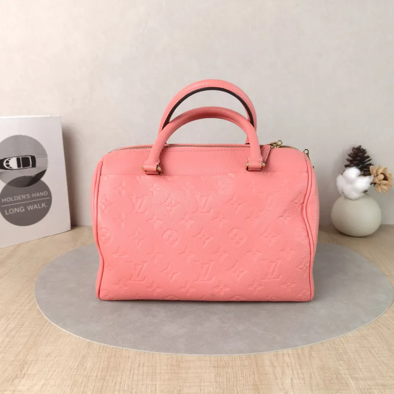 Louis Vuitton Top Handle Bag Speedy25 Pink Calfskin Medium25 × 15 × 19 cm — cover view 4 of 5