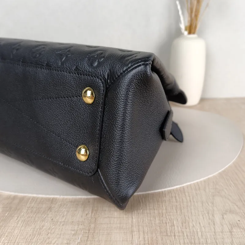 Louis Vuitton Top Handle Bag VOSGES Top Handle Crossbody Bag Black Calfskin One Size 35 × 13 × 22 cm — detail view 2 of 12