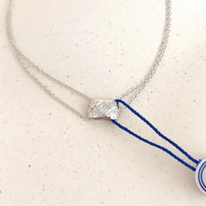 Chanel Necklace COCO CRUSH White Gold18KW hite Gold Diamond One Size39cm — cover view 3 of 7