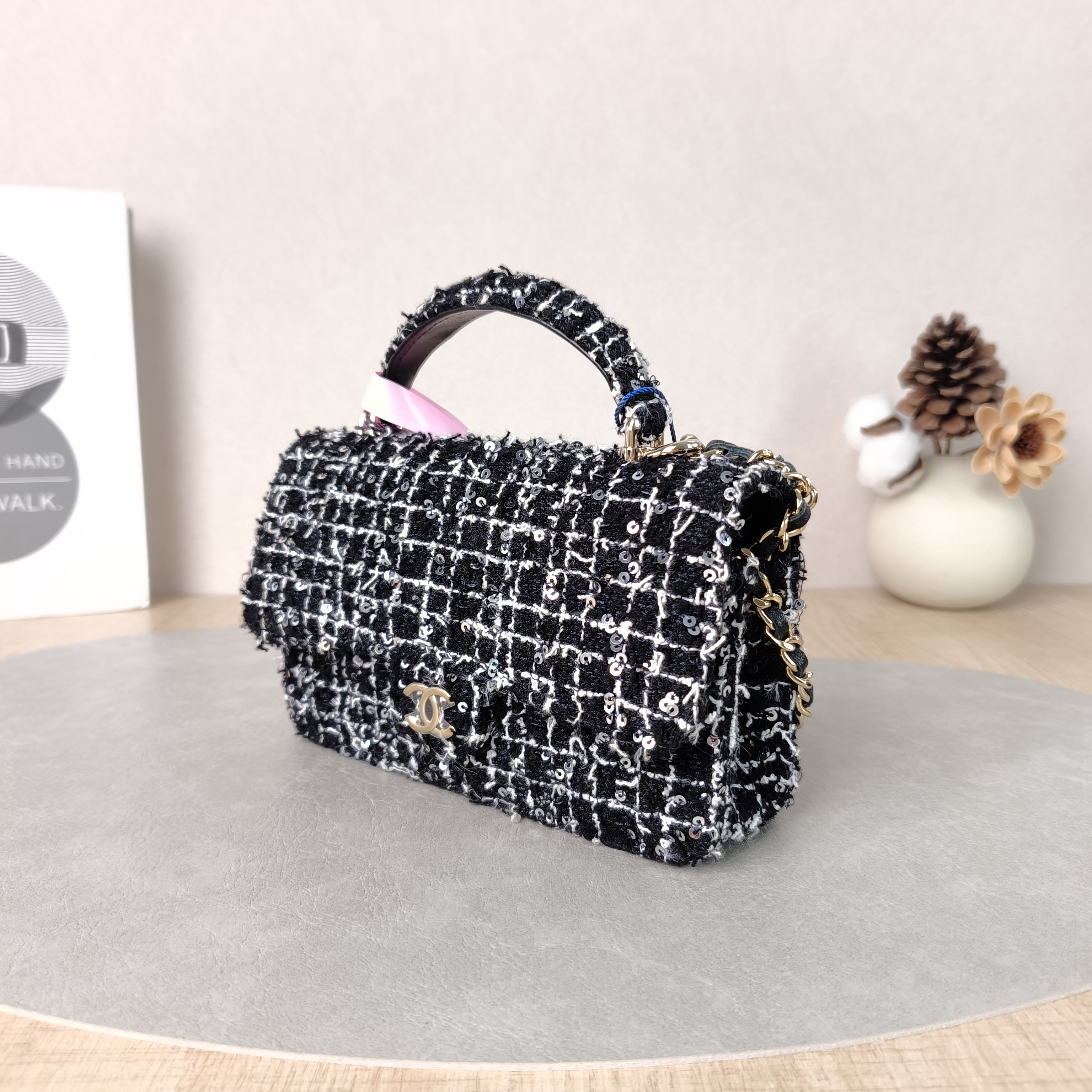 Chanel Crossbody Bag CF Mini Crossbody Bag Black mini17 × 4 × 10 cm — cover view 6 of 6