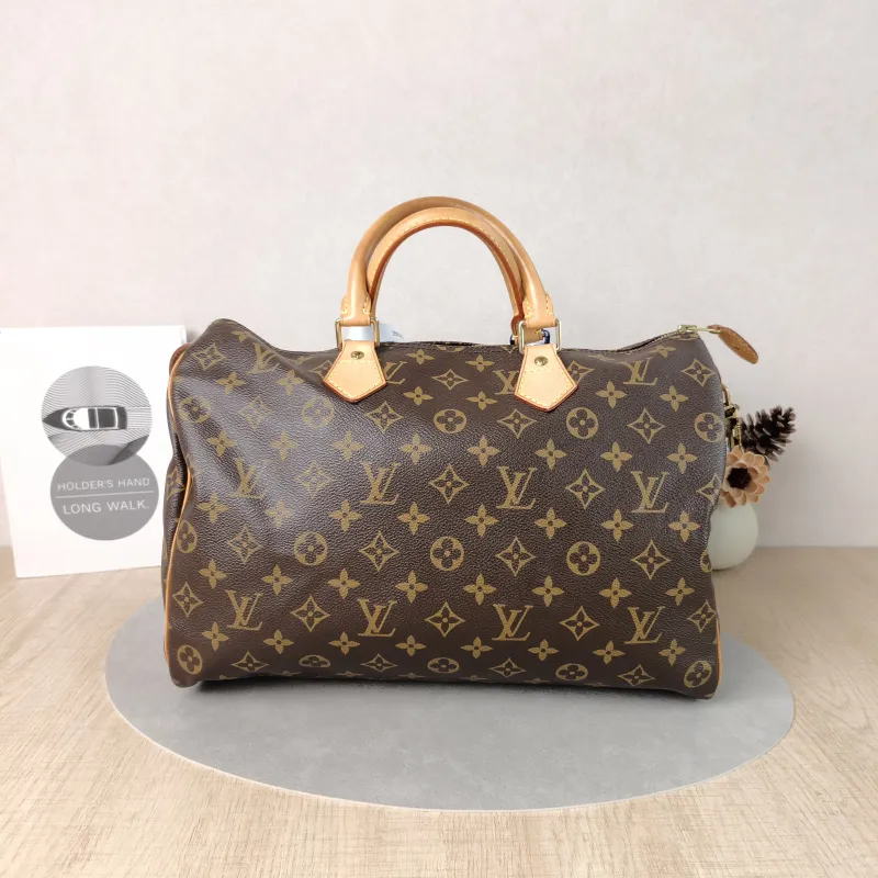 Louis Vuitton Top Handle Bag Speedy35 Edition-Monogram PVC One Size 35 × 18 × 23 cm