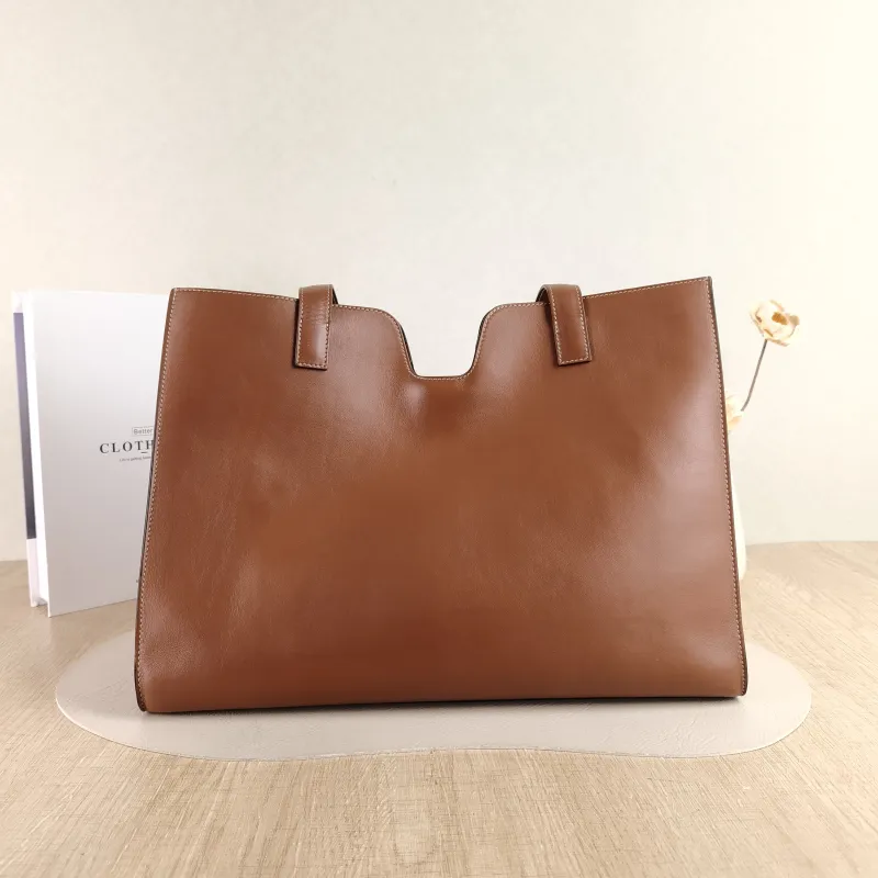 CELINE Shoulder Bag Cabas 16 Tote Bag Caramel Calfskin Large 37 × 14 × 26 cm — cover view 5 of 5