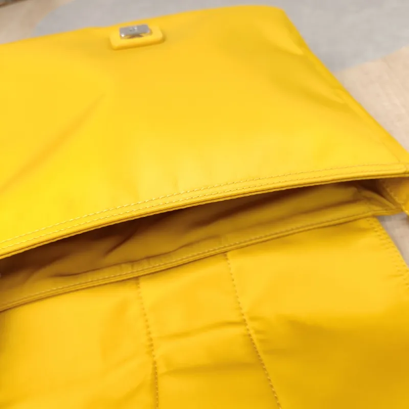 FENDI Crossbody Bag Crossbody Bag Yellow Nylon One Size23 × 7 × 22 cm — detail view 7 of 16