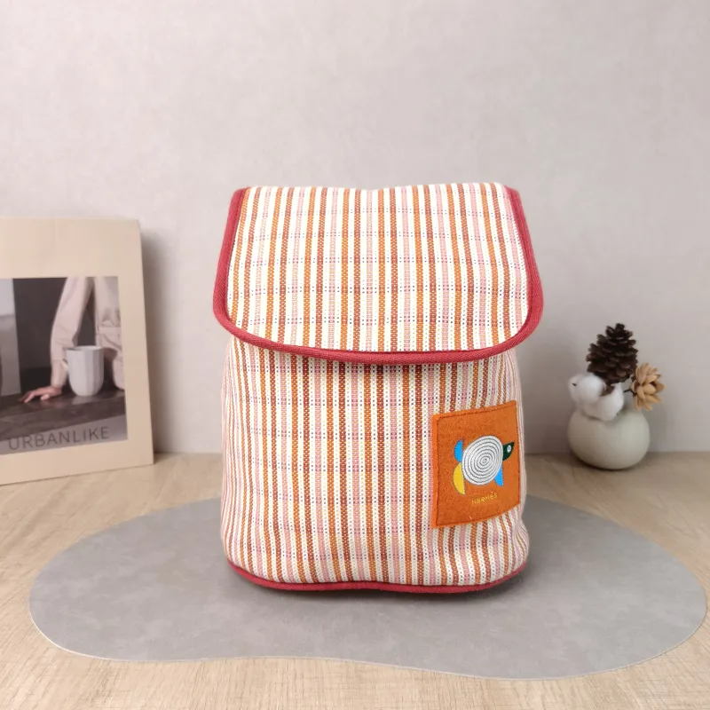 Hermès Backpack Backpack Canvas One Size 23 × 15 × 34 cm