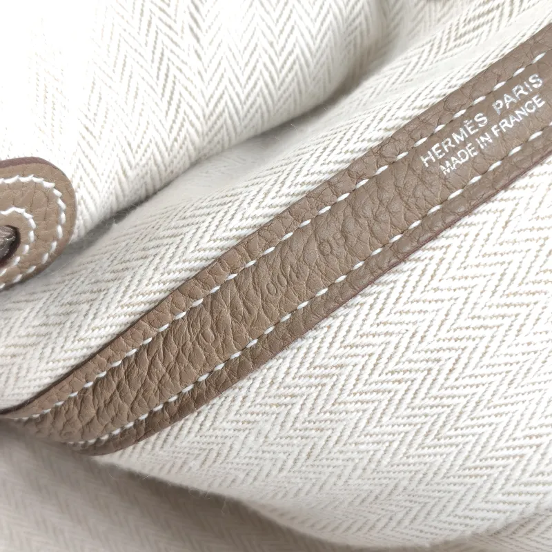Hermès Top Handle Bag Garden Party 36 36 Negonda Calfskin Large 36 × 17 × 26 cm U — detail view 5 of 10