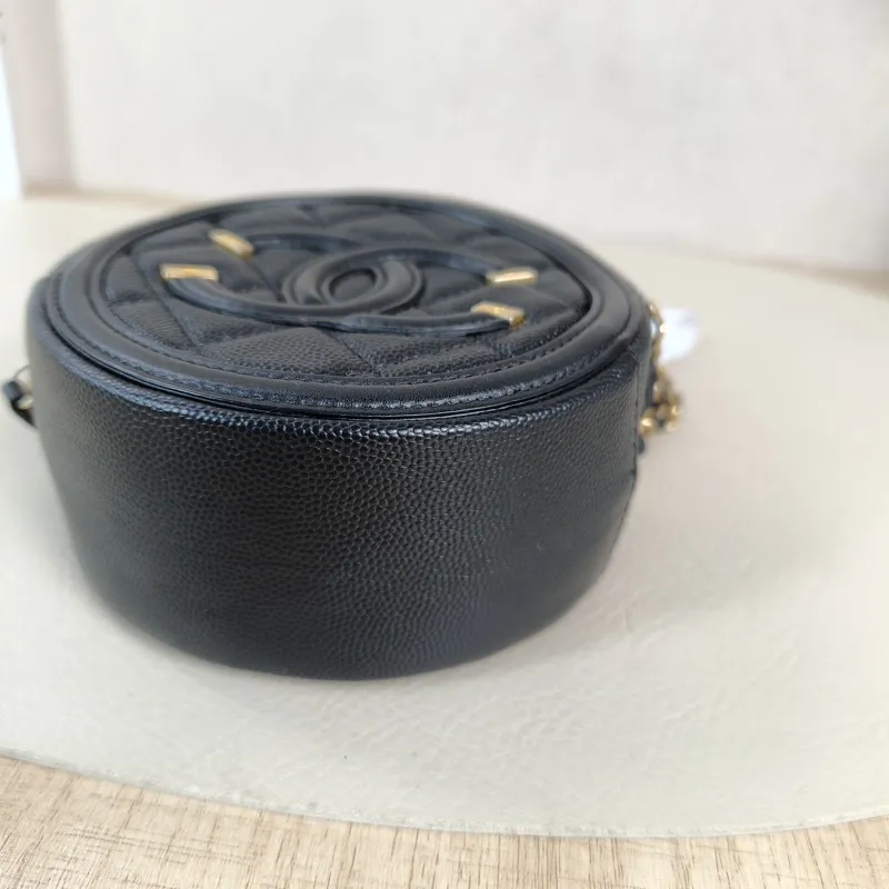 Chanel Crossbody Bag19bag c Black Grained Calfskin One Size12 × 4.5 × 12 cm — detail view 1 of 12