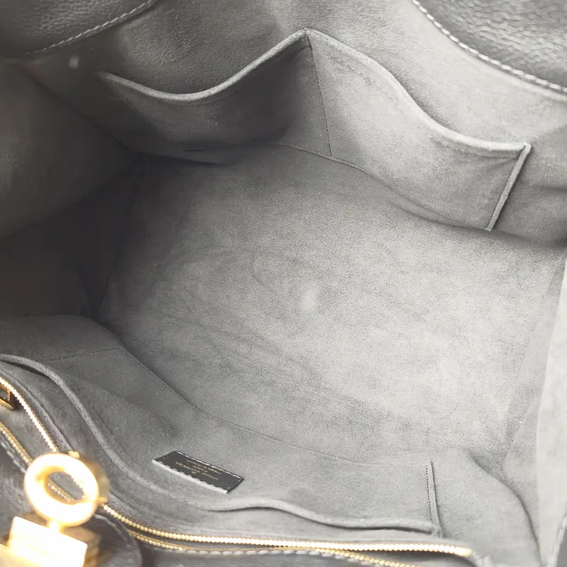 Louis Vuitton Shoulder Bag On My Side Black Calfskin Large 34 × 17 × 28 cm — detail view 6 of 11