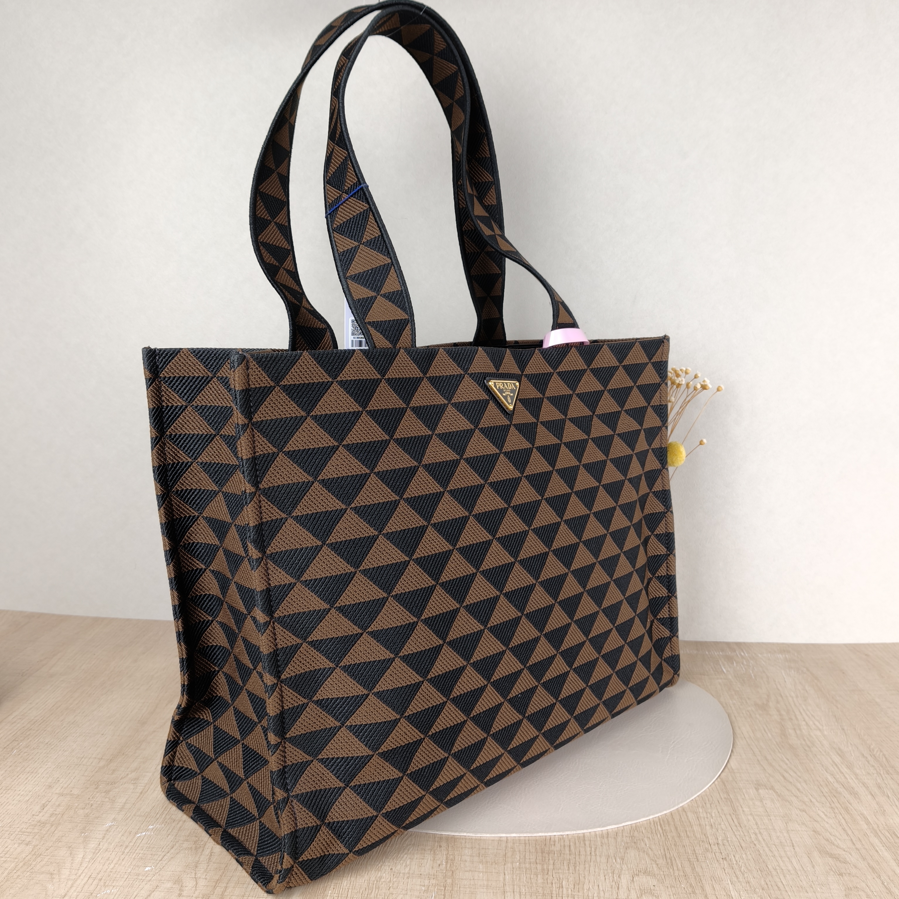 PRADA Top Handle Bag Symbole Tote Bag Canvas One Size45 × 15 × 34 cm — cover view 5 of 5