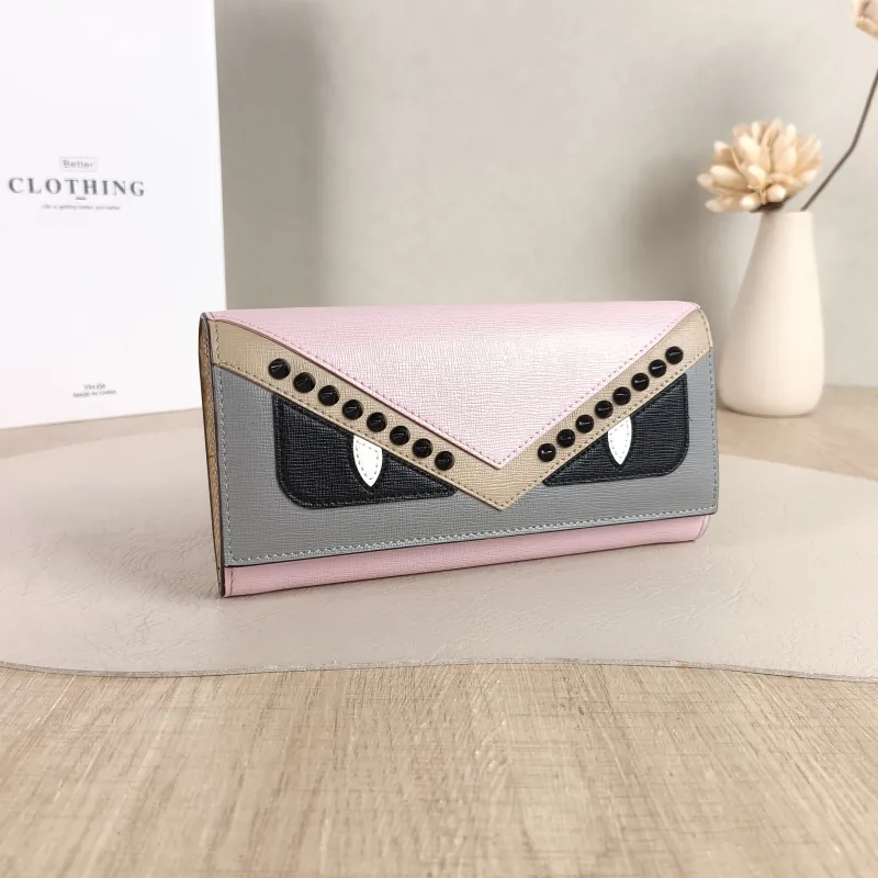 FENDI Crossbody Bag Crossbody Bag Pink Colorblock Calfskin One Size 19 × 2 × 9.5 cm — cover view 3 of 5