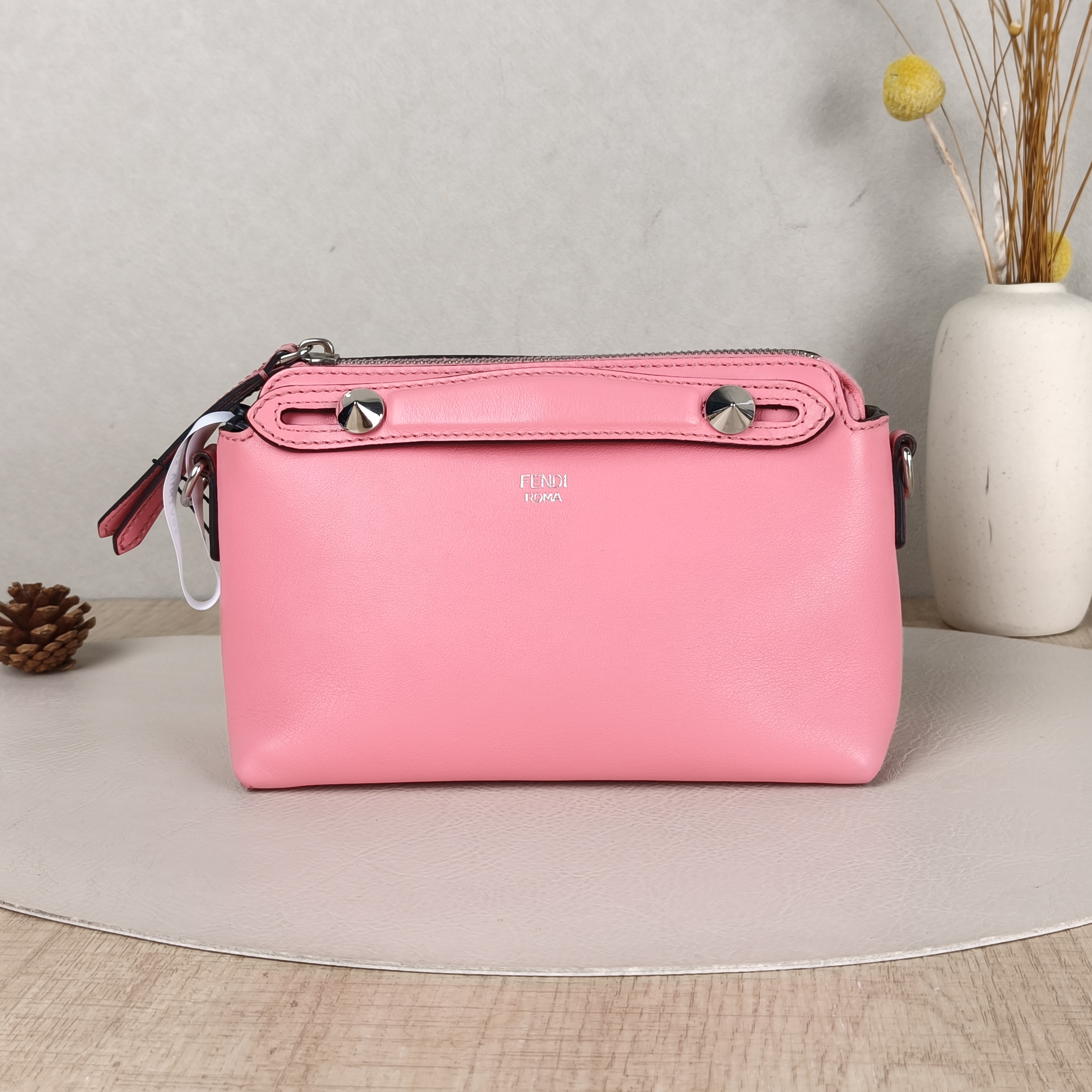 FENDI Crossbody Bagby the way Pink Calfskinmini20 × 9 × 12 cm