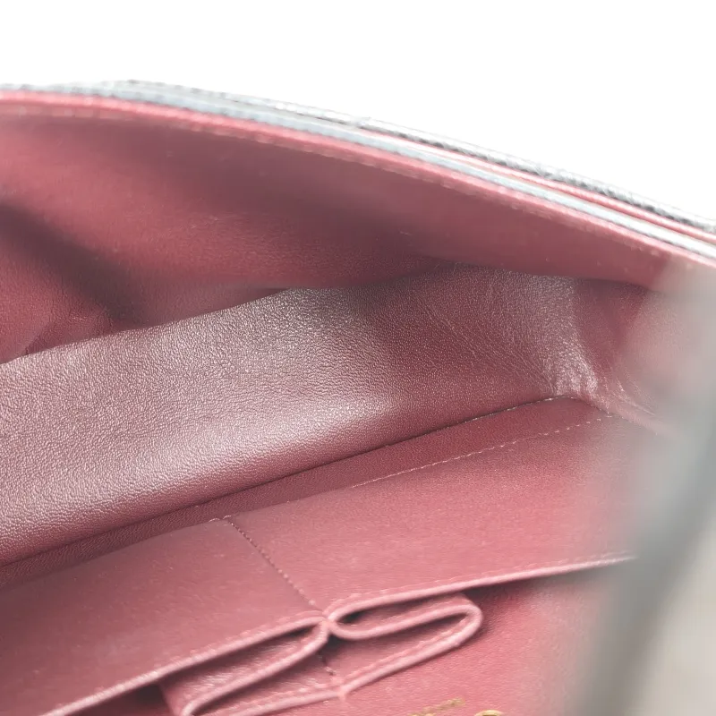 Chanel Crossbody Bag Classic Flap CF Black Grained Calfskin Small 23 × 6 × 14.5 cm 29 — detail view 12 of 13