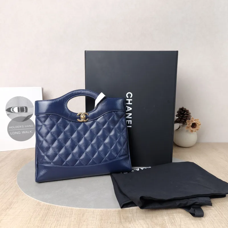 Chanel Crossbody Bag31Bag Navy Waxed Leathermini23 × 5.5 × 22 cm — cover view 4 of 6