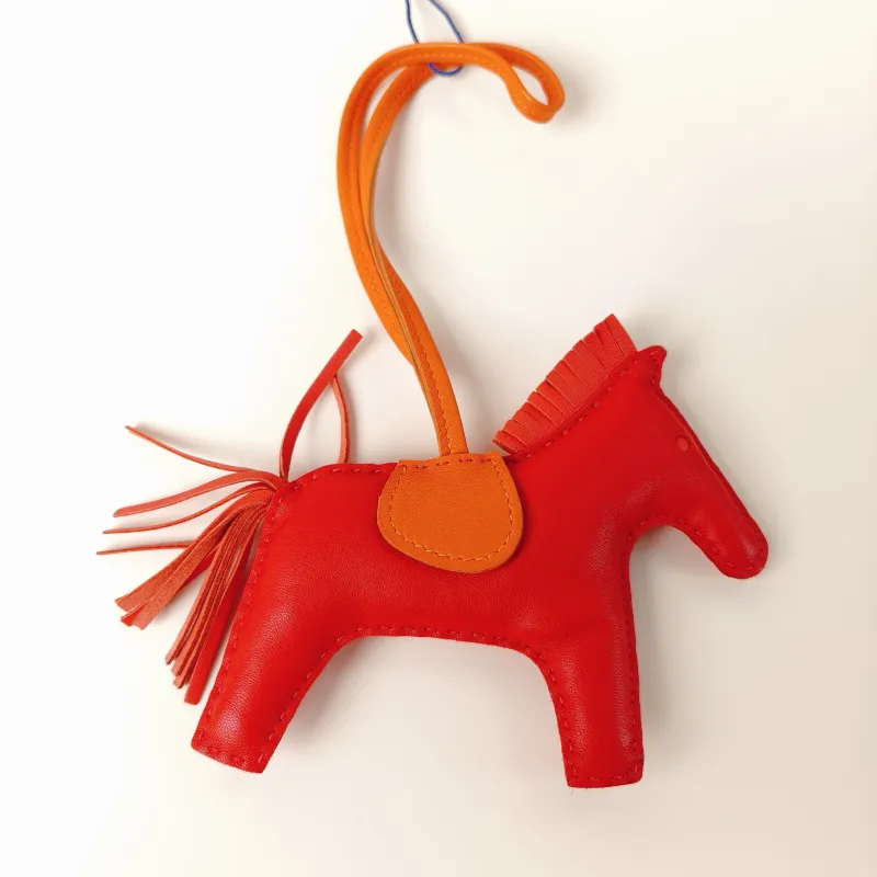 Hermès Charm Rodeo Charm Colorblock Lambskin One Size — cover view 4 of 8