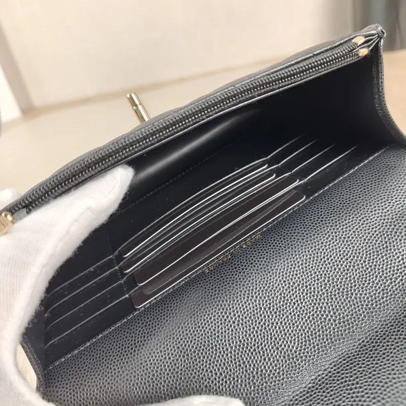 Chanel Backpack Backpack Black Grained Calfskin One Size18.2 × 5 × 14 cm — detail view 2 of 15