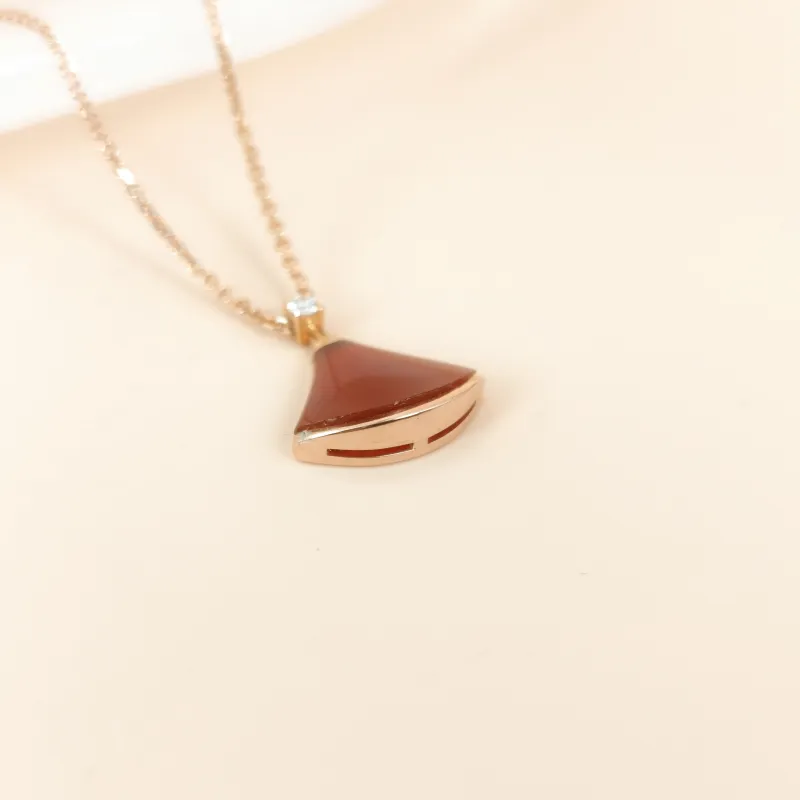 Bvlgari Necklace DIVAS’ DREAM Collection Diamond18KR ose Gold Small 43cm — cover view 4 of 10