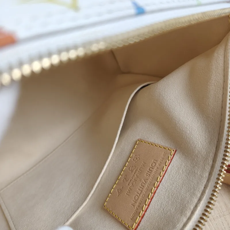 Louis Vuitton Crossbody Bag Speedy25 Multicolore PVC Medium 25 × 15 × 19 cm — detail view 12 of 13