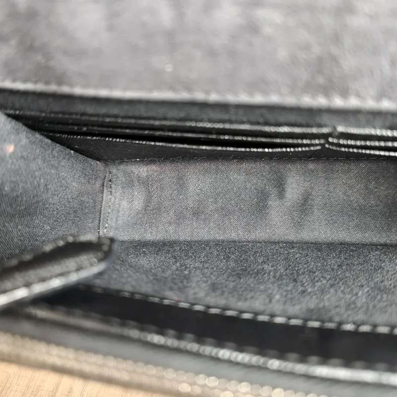 FENDI Crossbody Bag Crossbody Bag Black Calfskin One Size 19 × 4 × 13 cm — detail view 7 of 12