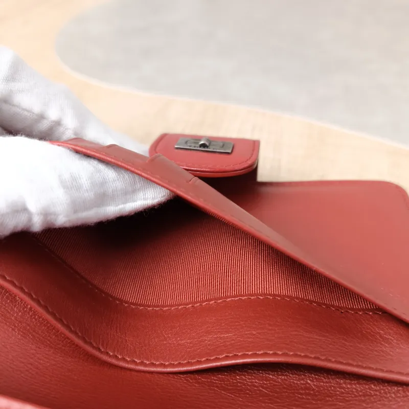 Chanel Wallet2.55Wallet Red Calfskin One Size10 × 3 × 15 cm — detail view 10 of 13