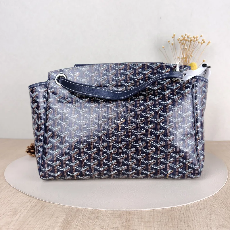 GOYARD Shoulder Bag Rouette Shoulder Bag Navy PVC Small31 × 14 × 23 cm — cover view 4 of 5