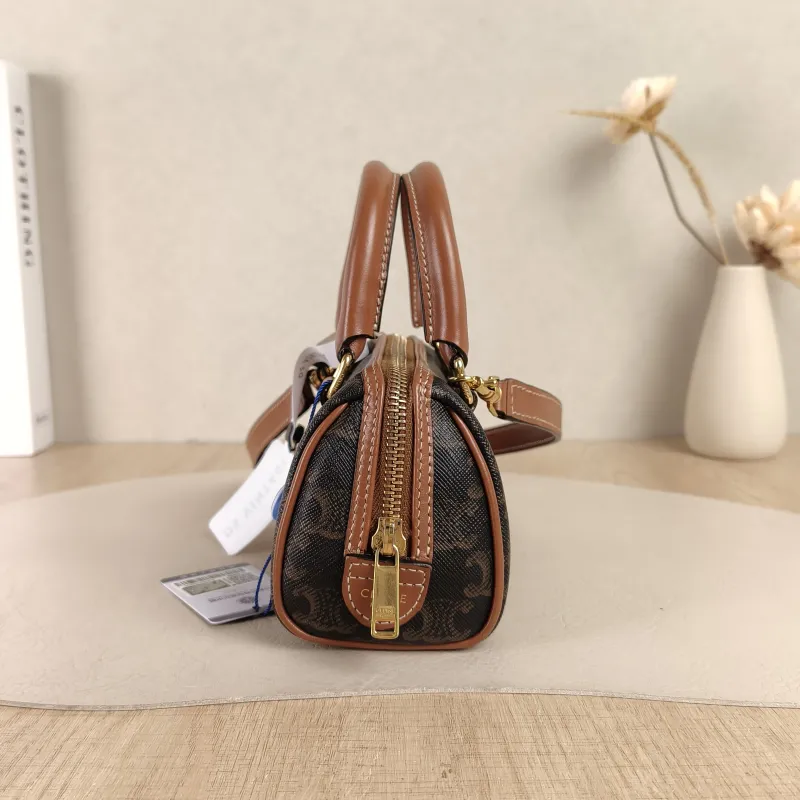 CELINE Crossbody Bag Monogram PV Cmini14 × 7.5 × 9.5 cm — detail view 7 of 11