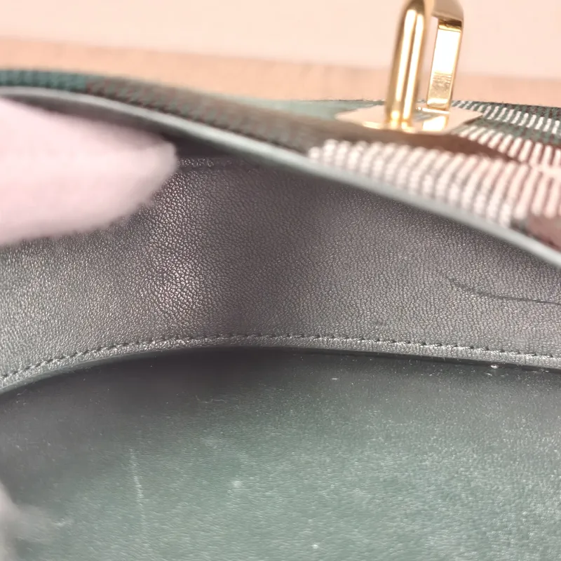 BURBERRY Crossbody Bag Crossbody Bag Green Canvas One Size19 × 6 × 16 cm — detail view 1 of 12