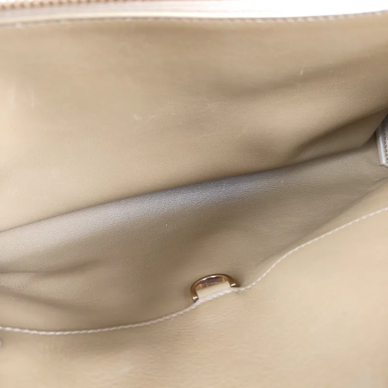 FERRAGAMO Top Handle Bag Tote Bag White Calfskin One Size33 × 15 × 23 cm — detail view 8 of 11