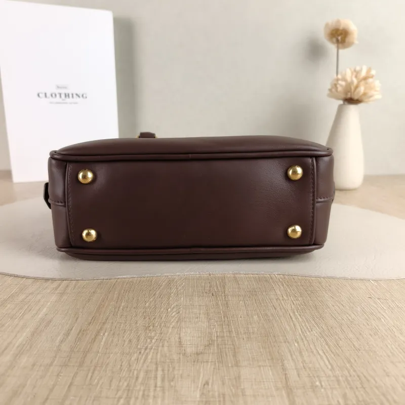 Miumiu Top Handle Bag Arcadie Collection Bowling Bag CC alfskin Medium 22 × 7.5 × 10.5 cm — cover view 3 of 5