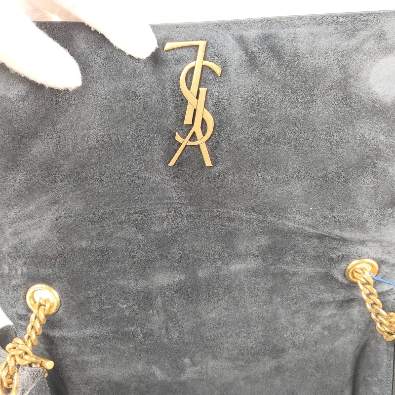 SAINT LAURENT Crossbody Bag Kate Chain Bag Black Calfskin Medium 28.5 × 6 × 20 cm — detail view 7 of 12