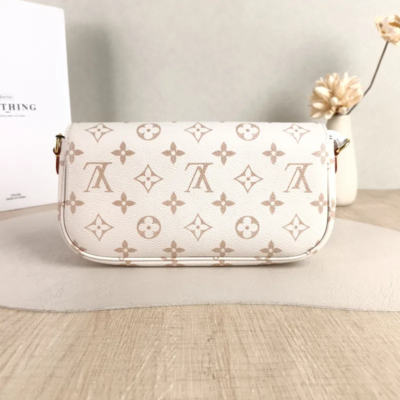 Louis Vuitton Crossbody Bag IVY · Beige PVC Small 23.5 × 4.3 × 12 cm — cover view 4 of 6