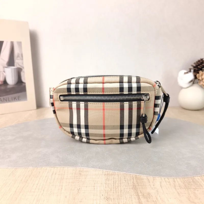 BURBERRY Belt Bag Belt Bag Canvas One Size 18 × 4 × 13.5 cm