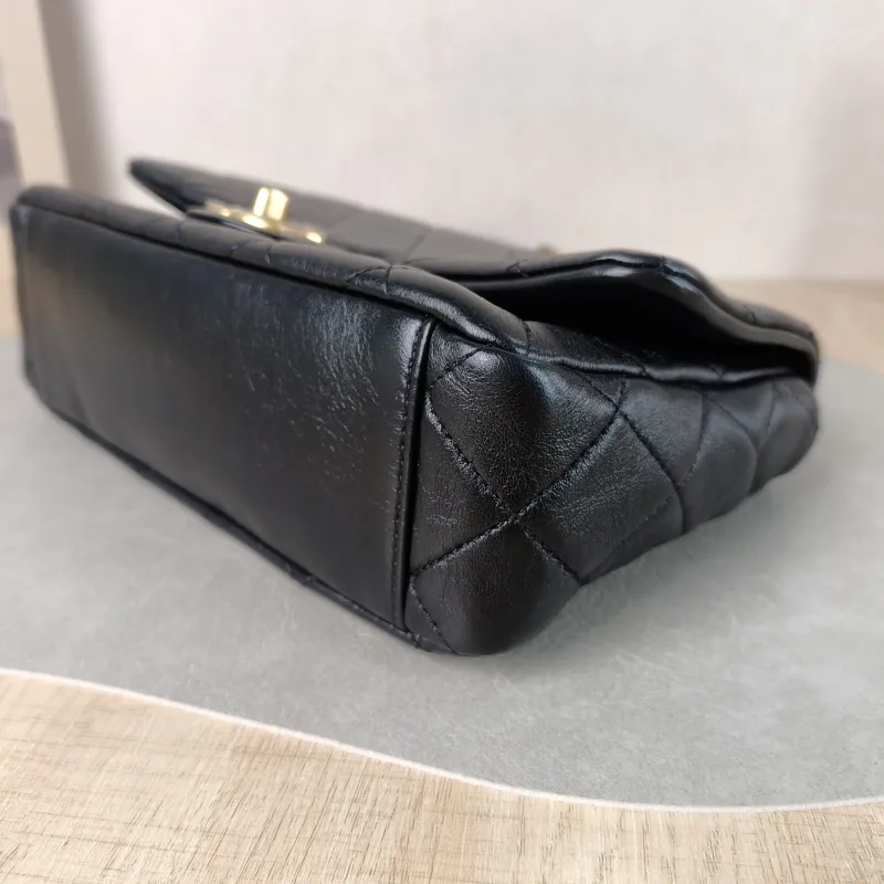 Chanel Shoulder Bag Editioncf Black Lambskin One Size 24 × 7 × 14.5 cm — detail view 9 of 13