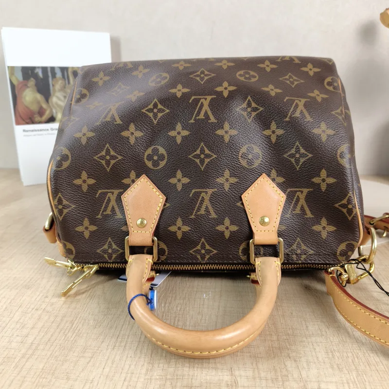 Louis Vuitton Crossbody Bag Speedy25Shoulder Strap Edition-Monogram PVC Medium25 × 15 × 19 cm — detail view 5 of 12