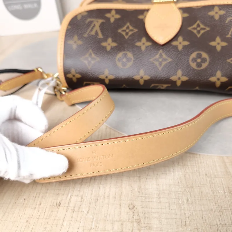 Louis Vuitton Crossbody Bag Diane Baguette Bag Shoulder Strap PVC Small 24 × 9 × 15 cm — detail view 3 of 13