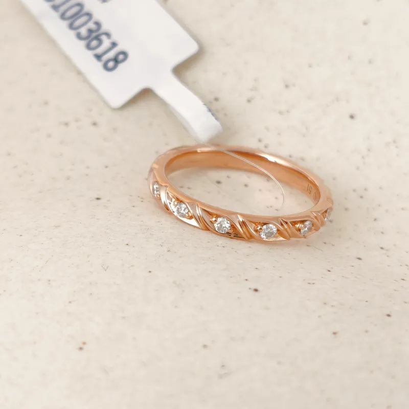 CHAUMET Ring Torsade de · Collection Ring Rose Gold Diamond18KR ose Gold One Size 51 — cover view 2 of 8