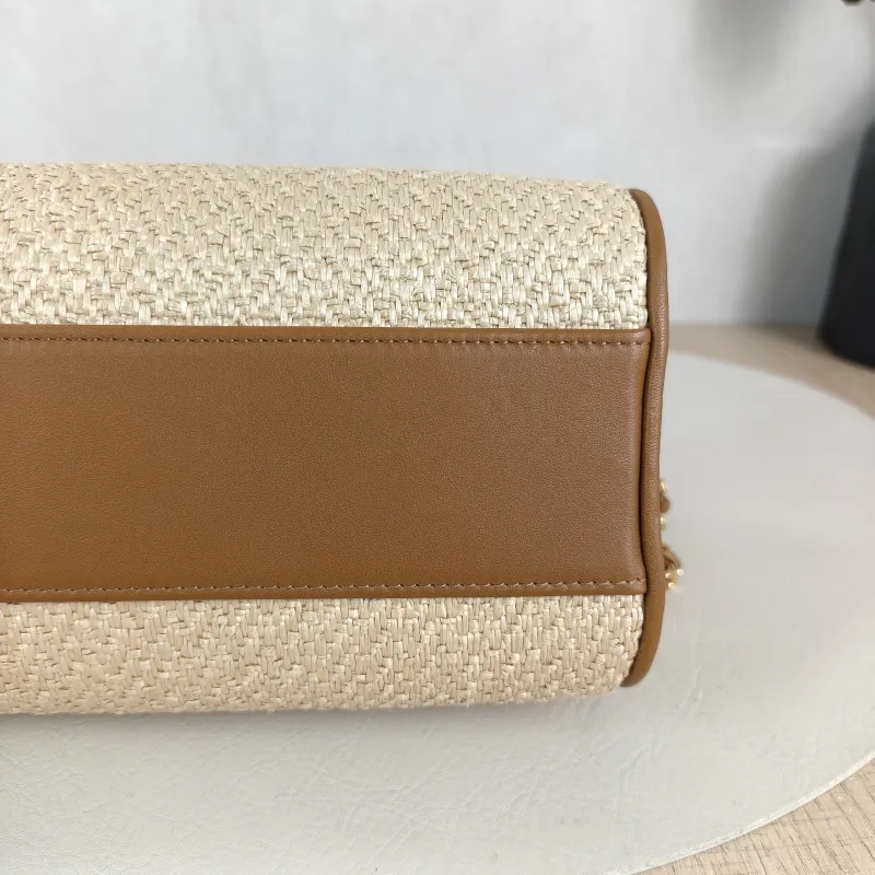 Chanel Crossbody Bag Crossbody Bag Brown Woven Mini 19 × 11 × 11 cm — detail view 11 of 11